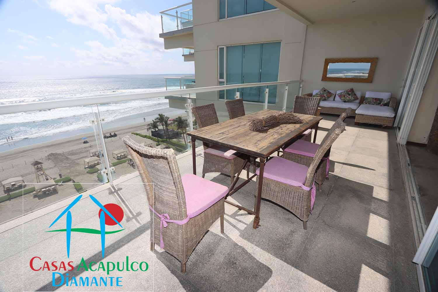 Ocean Front 604 - Terraza antes de Otis 1